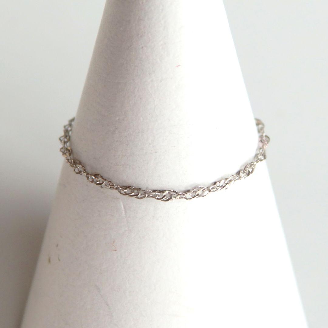 なおきち　k18リング　PG　チェーンリング　プラチナリング　つけっぱなし