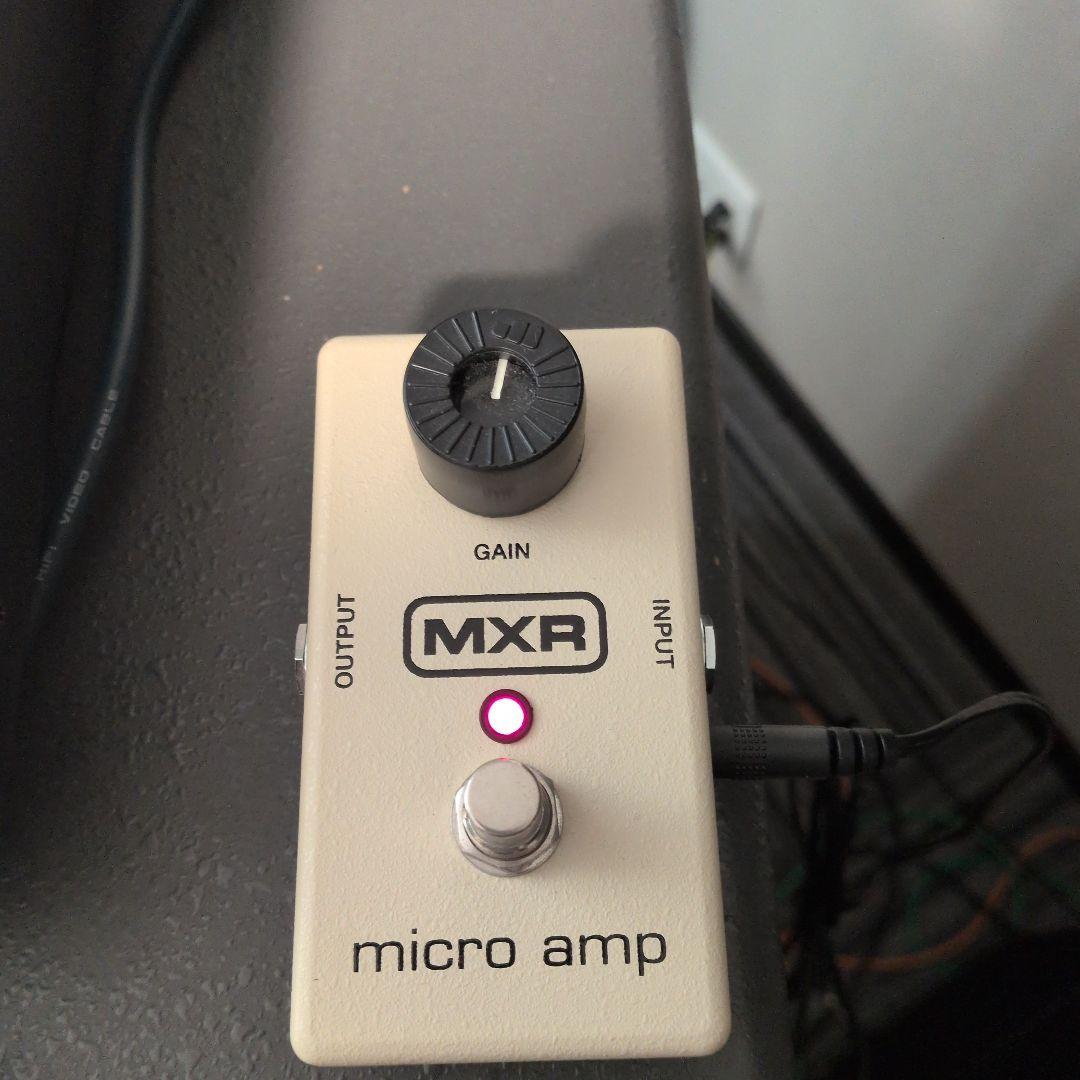 定番MXR M133 micro amp ブースター　バッファー　エフェクター