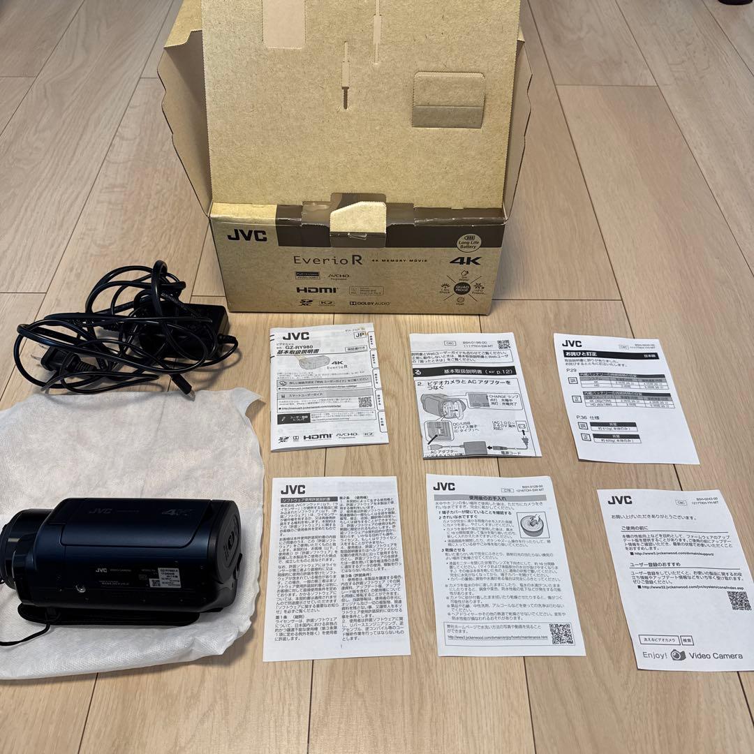 JVC ビデオカメラ　GZ-RY980