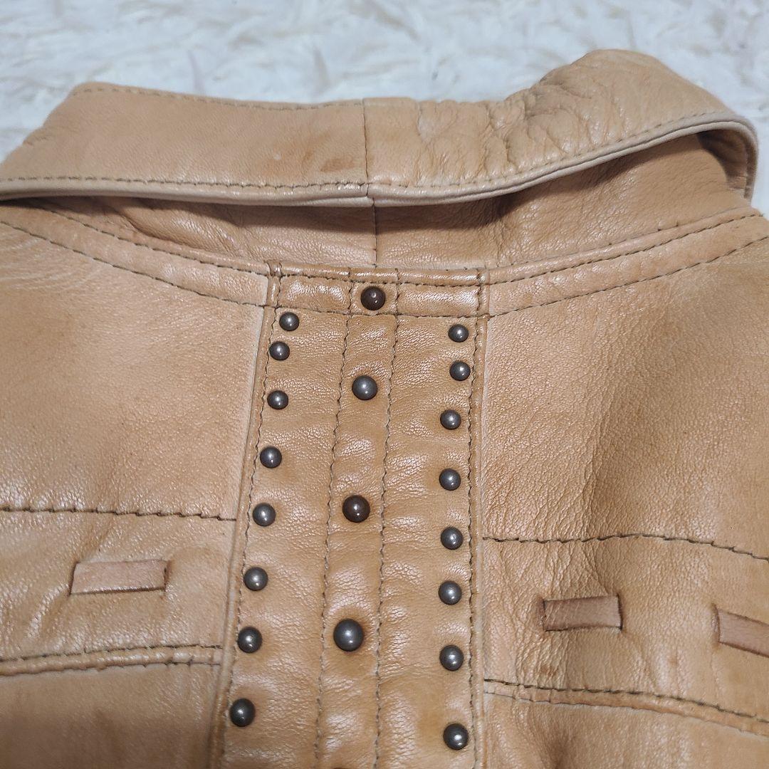 ヴィンテージ ハーレーダビットソン シングル ライダースジャケット ロゴ刺繍