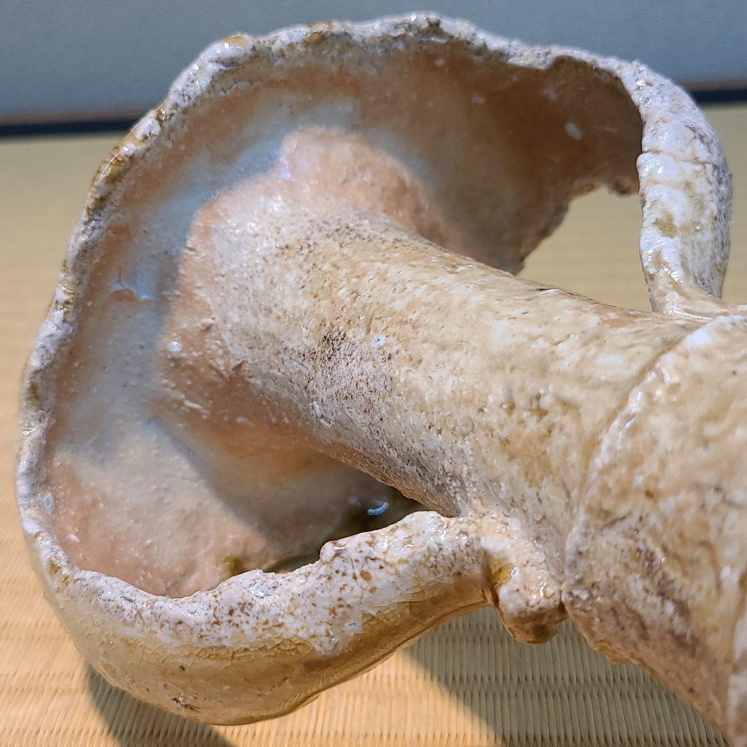 信楽焼 加藤隆彦作 花入 高さ9寸（約27cm） 共箱 本物保証