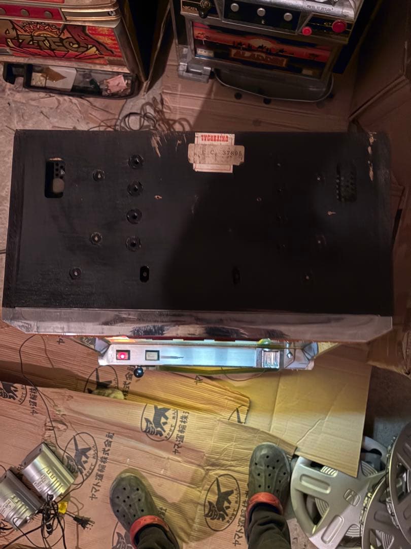 【通電確認済み】パチスロ実機 コンチネンタルIII 緑 レトロ スロットマシン