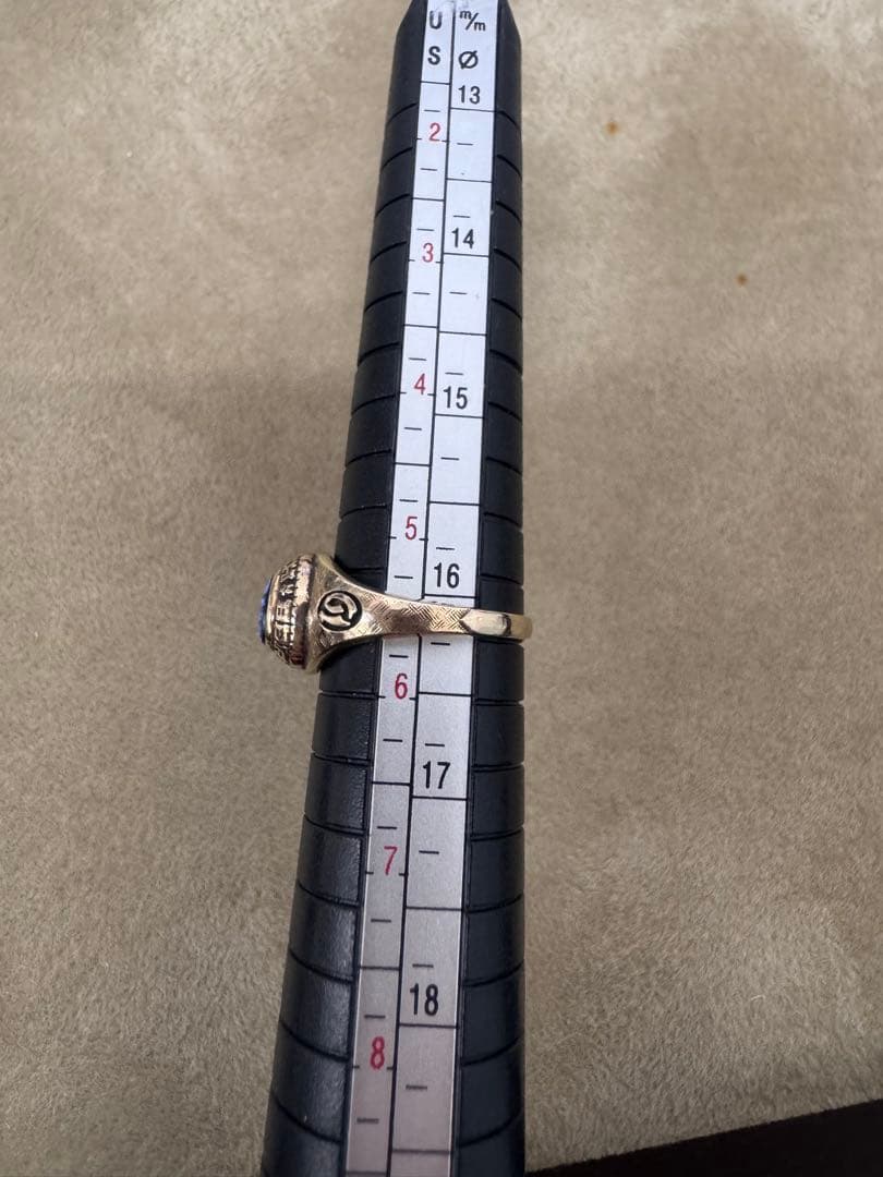 ジャスティン　カレッジリング　10K　1983　JOSTENS　リング　指輪