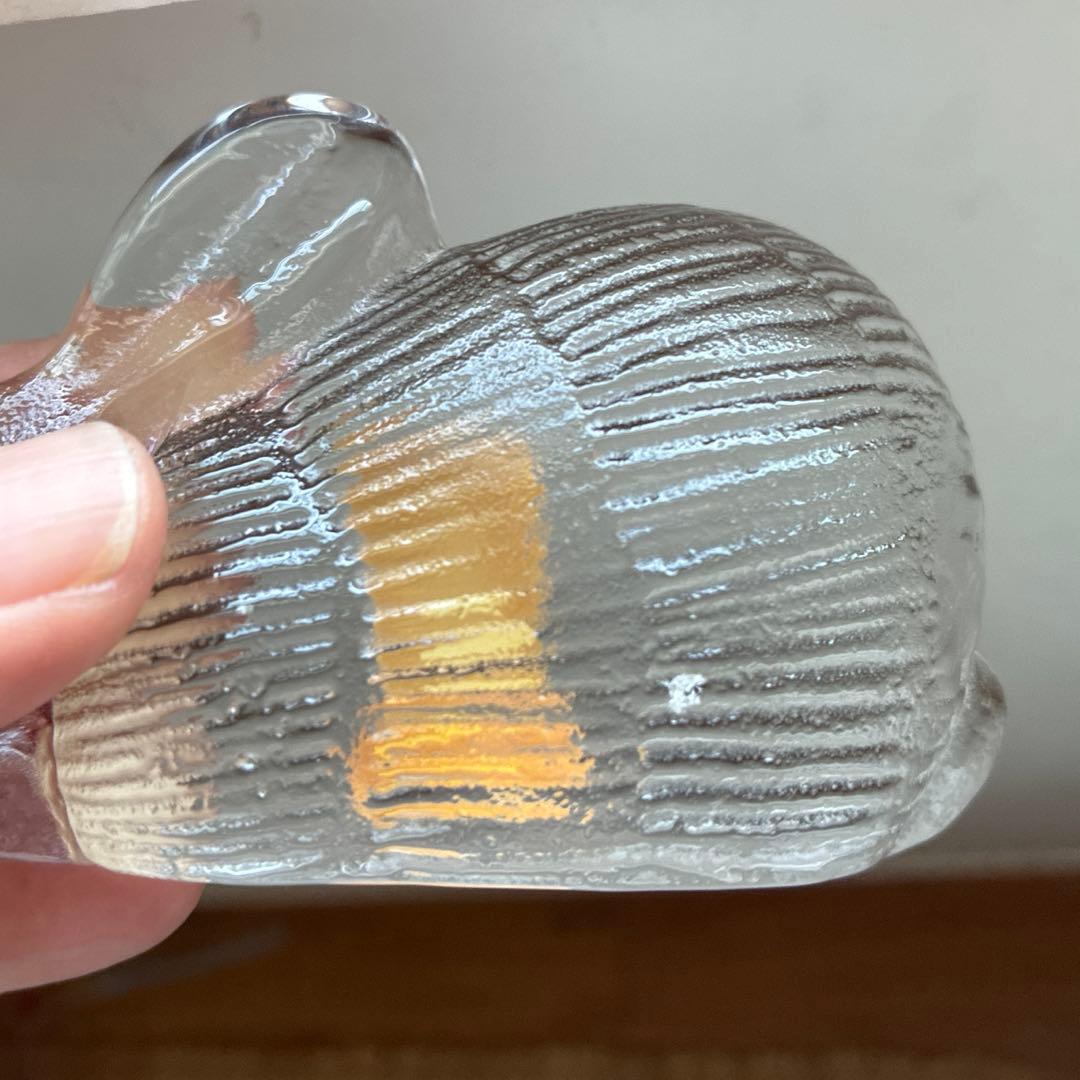 Lisa Larson /リサラーソン ロイヤルクローナ　ガラスオブジェ うさぎ