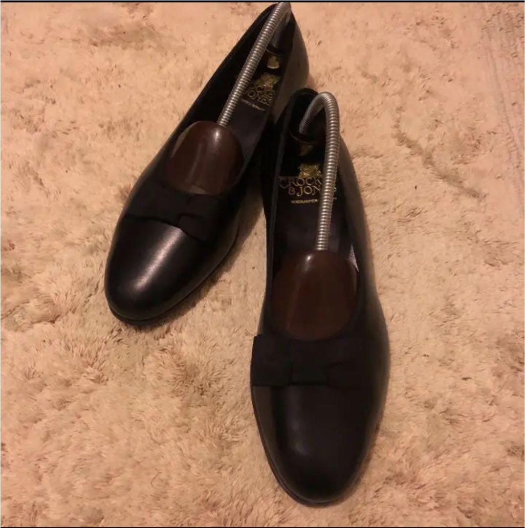 クロケットアンドジョーンズ　オペラパンプス　25.5cm