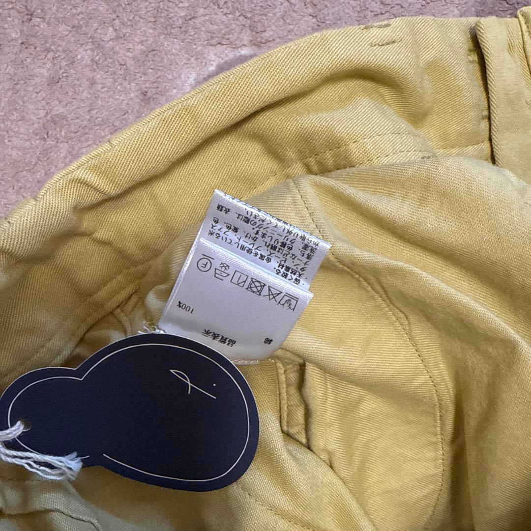 今季パラスパレス ラフィ爽チノ製品染クロップドテーパードパンツ 33000円 2