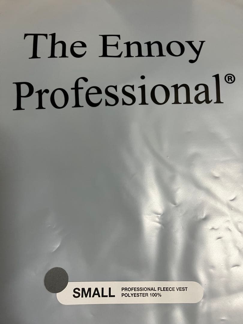 ENNOY PROFESSIONAL FLEECE VEST GRAY エンノイ