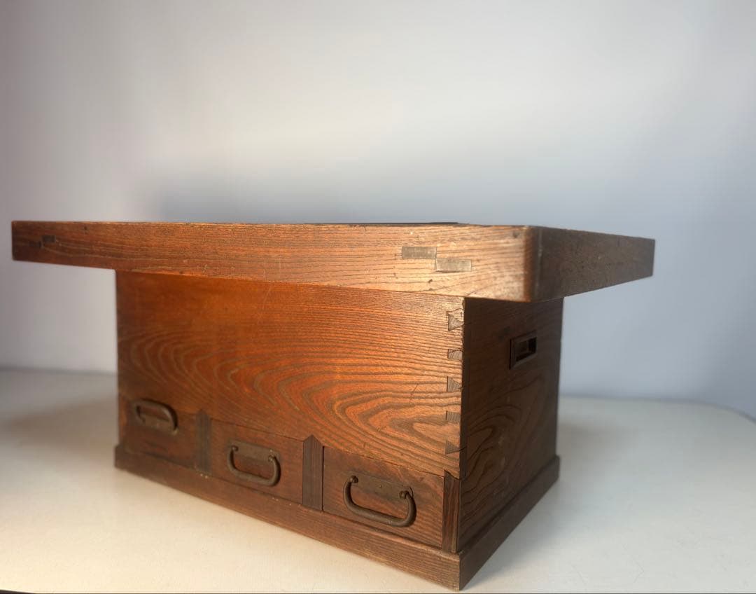 関西長火鉢　銅板落とし囲炉裏　手あぶり　古民具