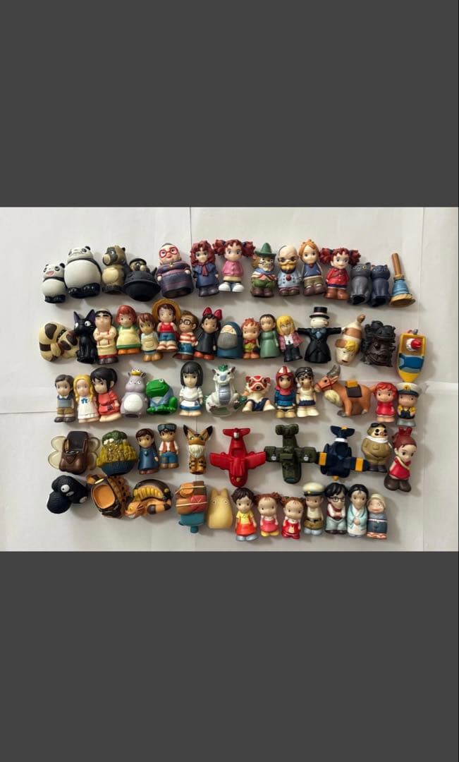 ジブリ 指人形 初期型 65個セット どんぐり共和国 ジブリパーク 宮崎駿