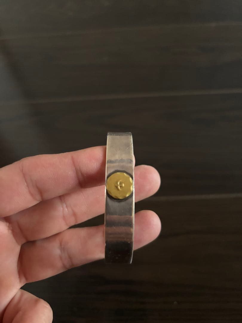 シルバーゴールドバングル