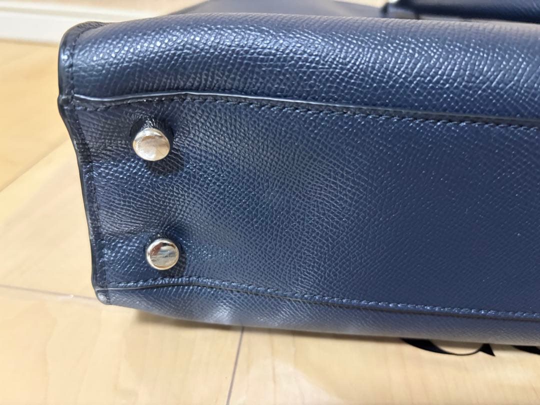 【1/12まで】COACH ネイビー ビジネスバッグ