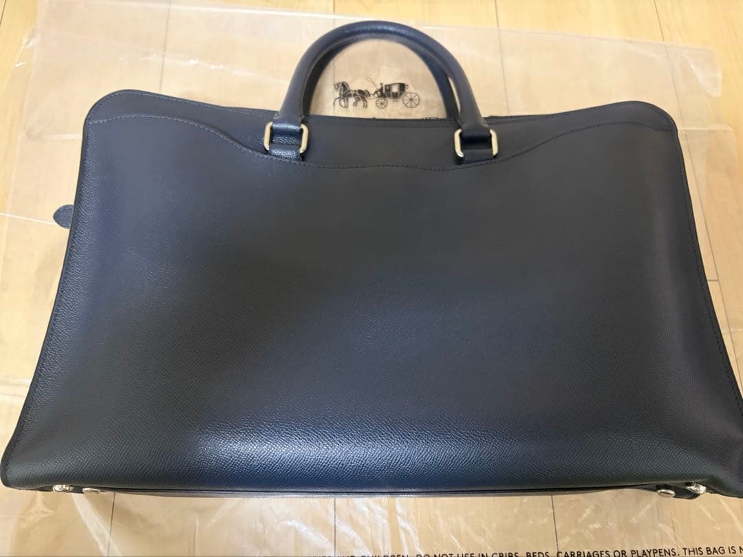 【1/12まで】COACH ネイビー ビジネスバッグ