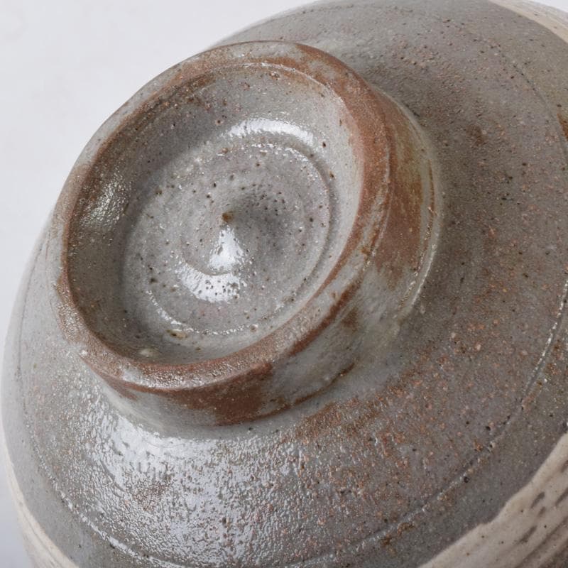 和食器　唐津焼　刷毛目　数茶碗　十客　在銘　時代箱付　C　7513A