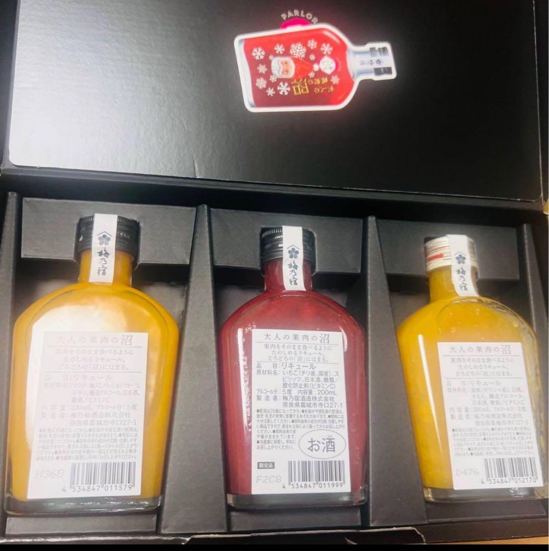 lz6889 梅乃宿 PARLOR あらごし 大人の果肉の沼　2セット　食べる酒