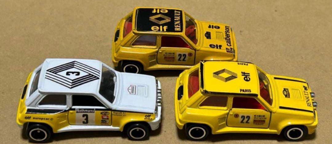 トミカ ルノー5 ターボ 3台セット