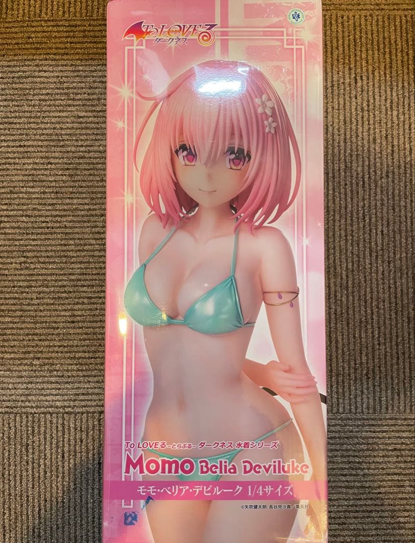絶版 貴重 1/4 特大 モモ・べリア・デビルーク ToLOVEる　水着シリーズ