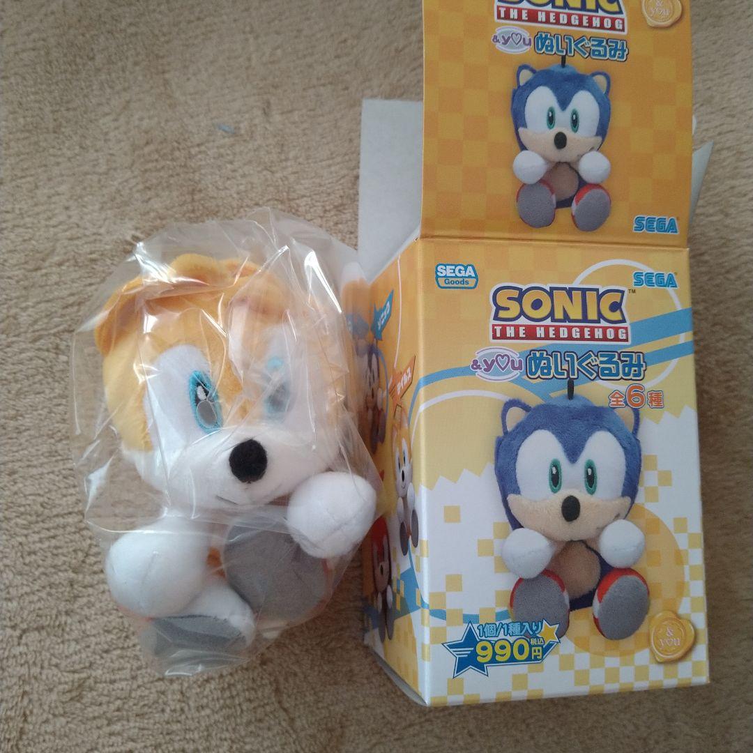 現在最安値 希少 ソニック・ザ・ヘッジホッグ ＆You ぬいぐるみ テイルス