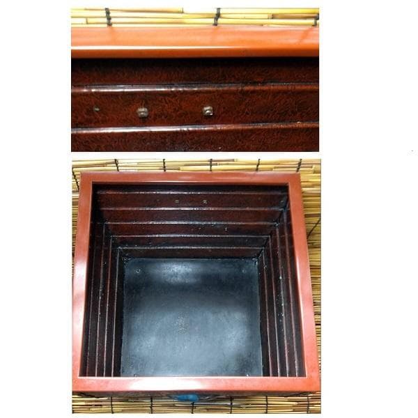 青木義清　静楽堂　共箱無し　緋銅/鎧胴