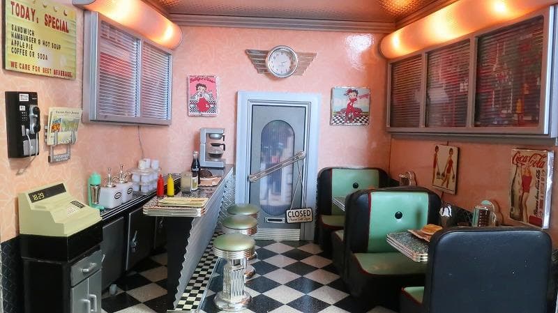 ベティのダイナー 1950s Betty’s DINER ジオラマセット