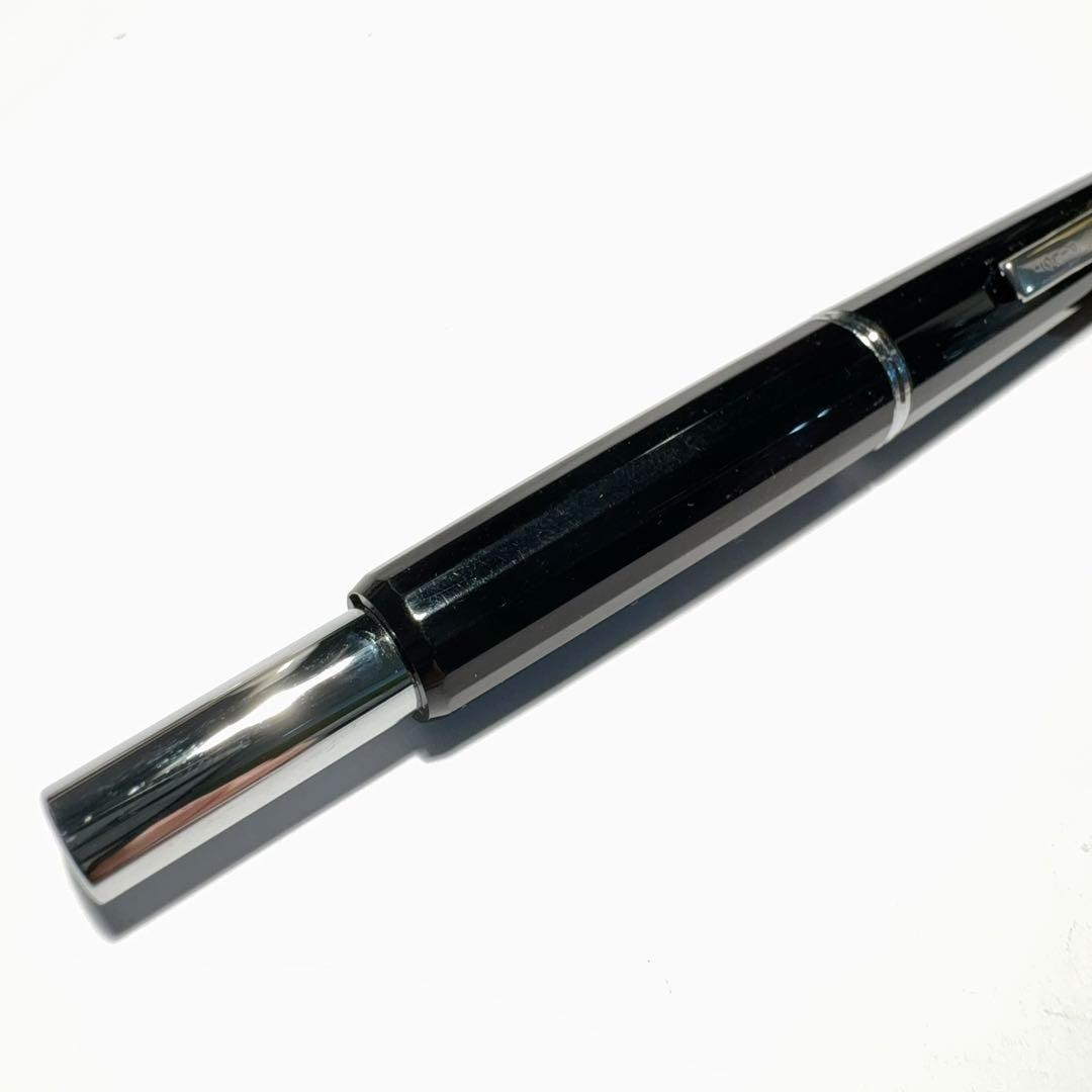 【廃番極稀少】PILOT キャップレス 多面体 未使用 タグ付き 黒 14K M