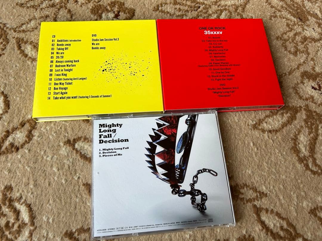 【値下げ】ワンオクONEOKROCK CD DVD タオルステッカー付まとめ売り