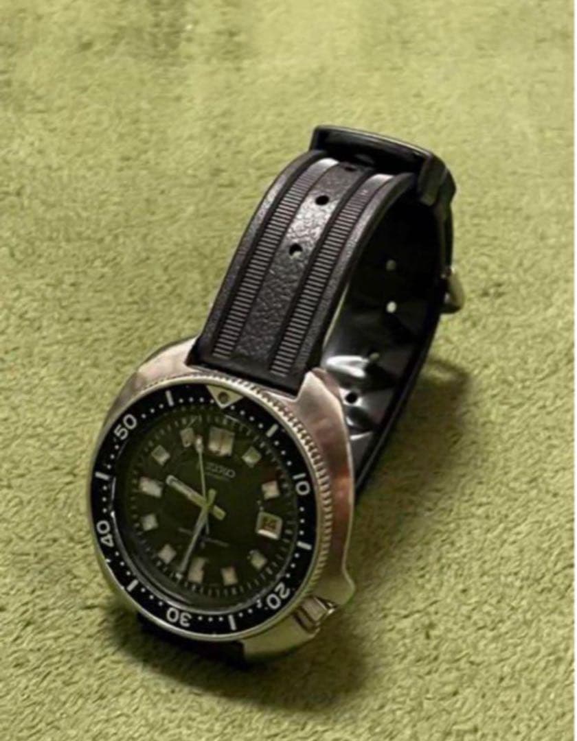 セイコー純正タイプ　XGL731タイプ　6105-8110ラバーベルト