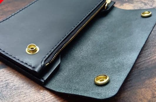 sページ　ロングトラッカーウォレット×2 ベルトループ×2（芯通し）