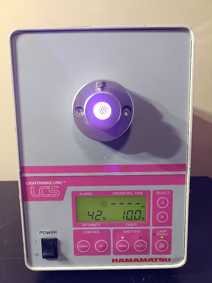 浜松ホトニクス　UVスポット光源 LC5 ブラックライト　動作確認済　レジン等に