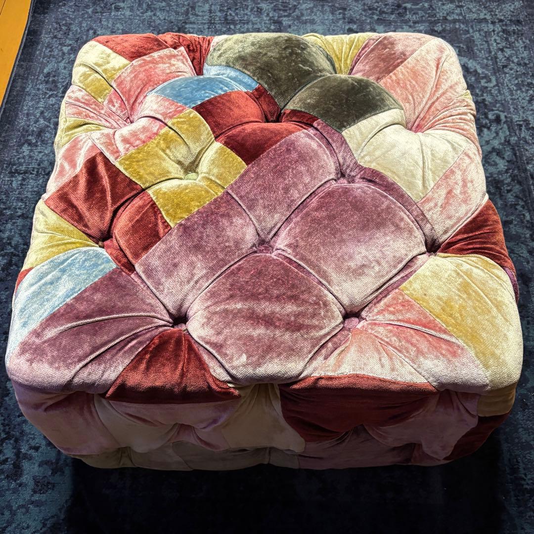 HALO ハロ ベンジントン フットスツール オットマン パッチワーク スツール