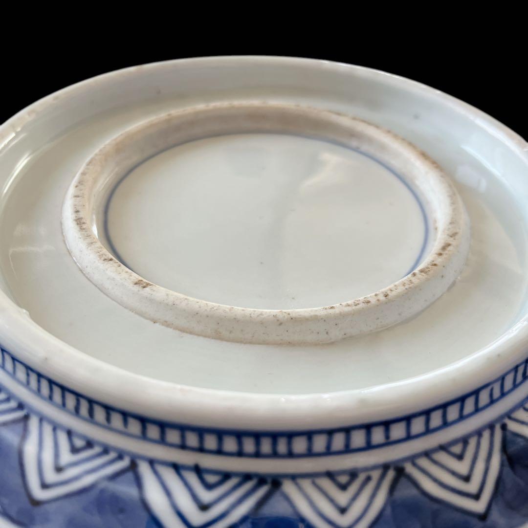 古伊万里 骨董品 大鉢 大皿 大深鉢 色絵 陶器 明治 鳳凰 花 飾り皿