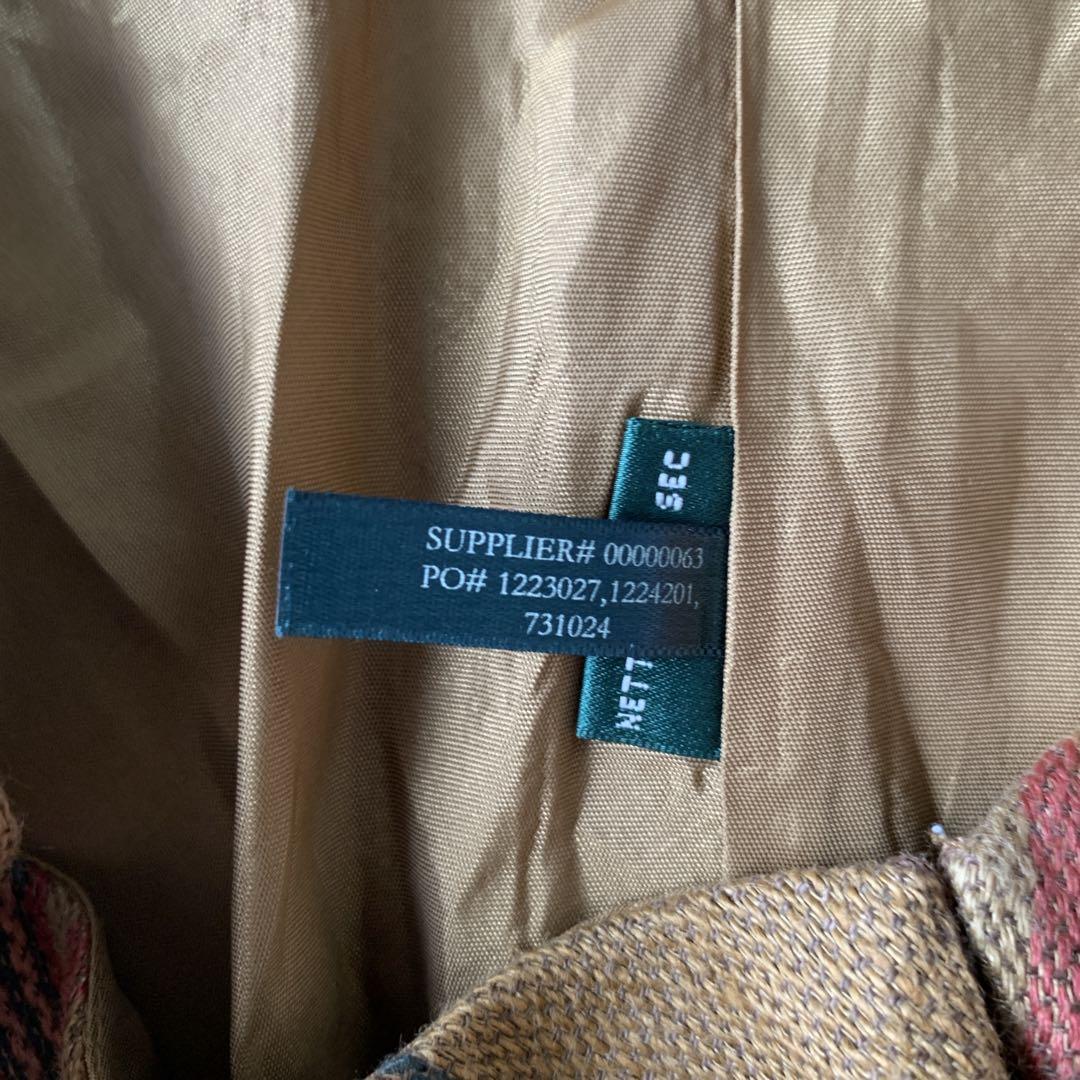 希少 RALPH LAUREN ラルフローレン リネン ストライプ スカート