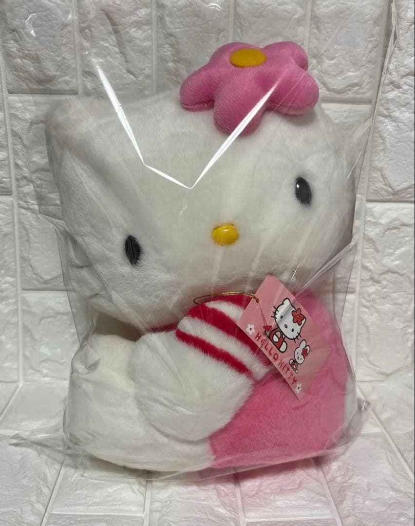 激レア　美品　サンリオ　ハローキティ 特大 1998年製　お花キティ