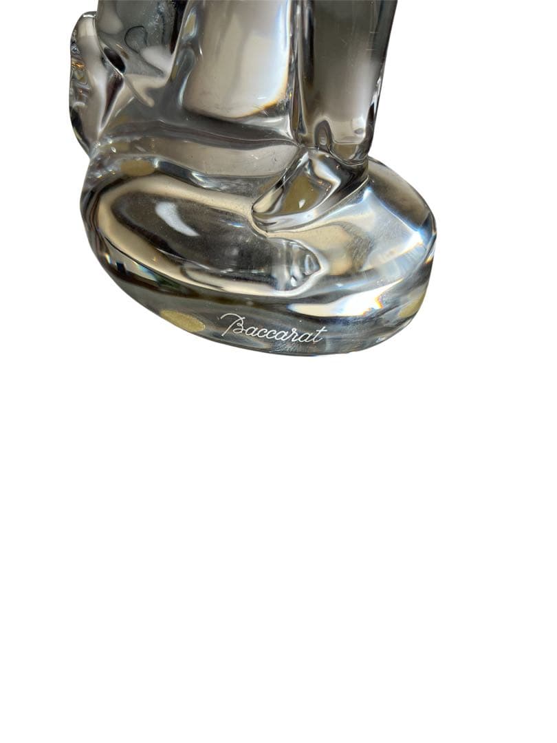 バカラ★クリスタルガラス　ゴルフ　オブジェ