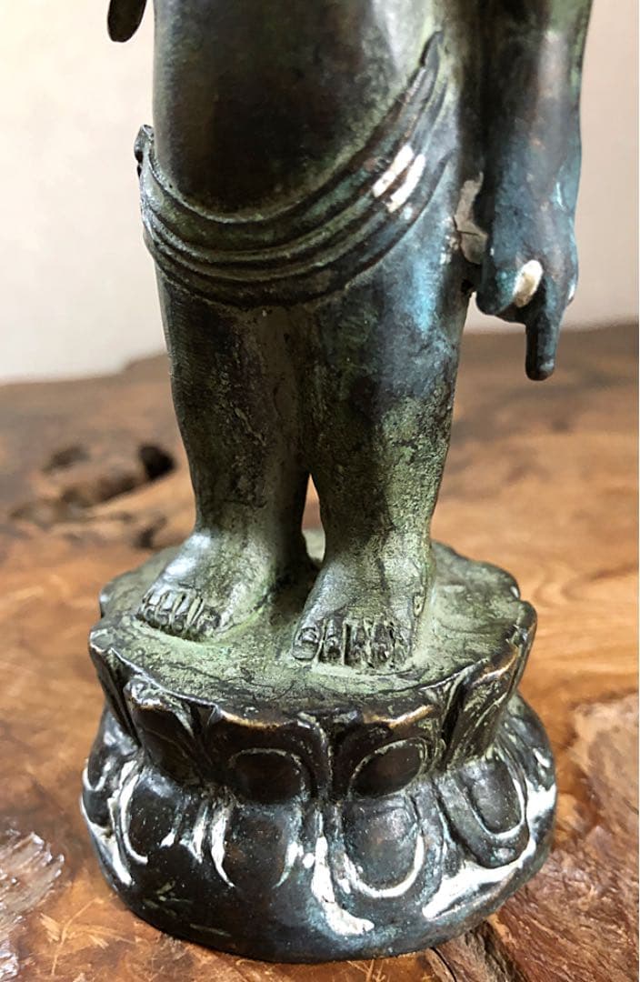 仏教美術 古銅 誕生仏 釈迦如来 仏像