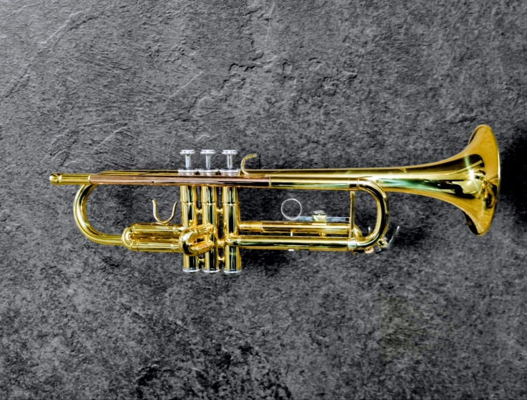 ミネルバ トランペット ゴールド×レッドゴールドのツートン仕上 美品