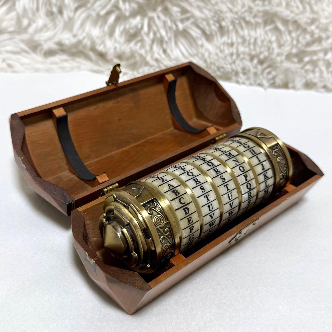 ダ・ヴィンチ・コード クリプテックス 1/1 プロップ レプリカ 木箱付