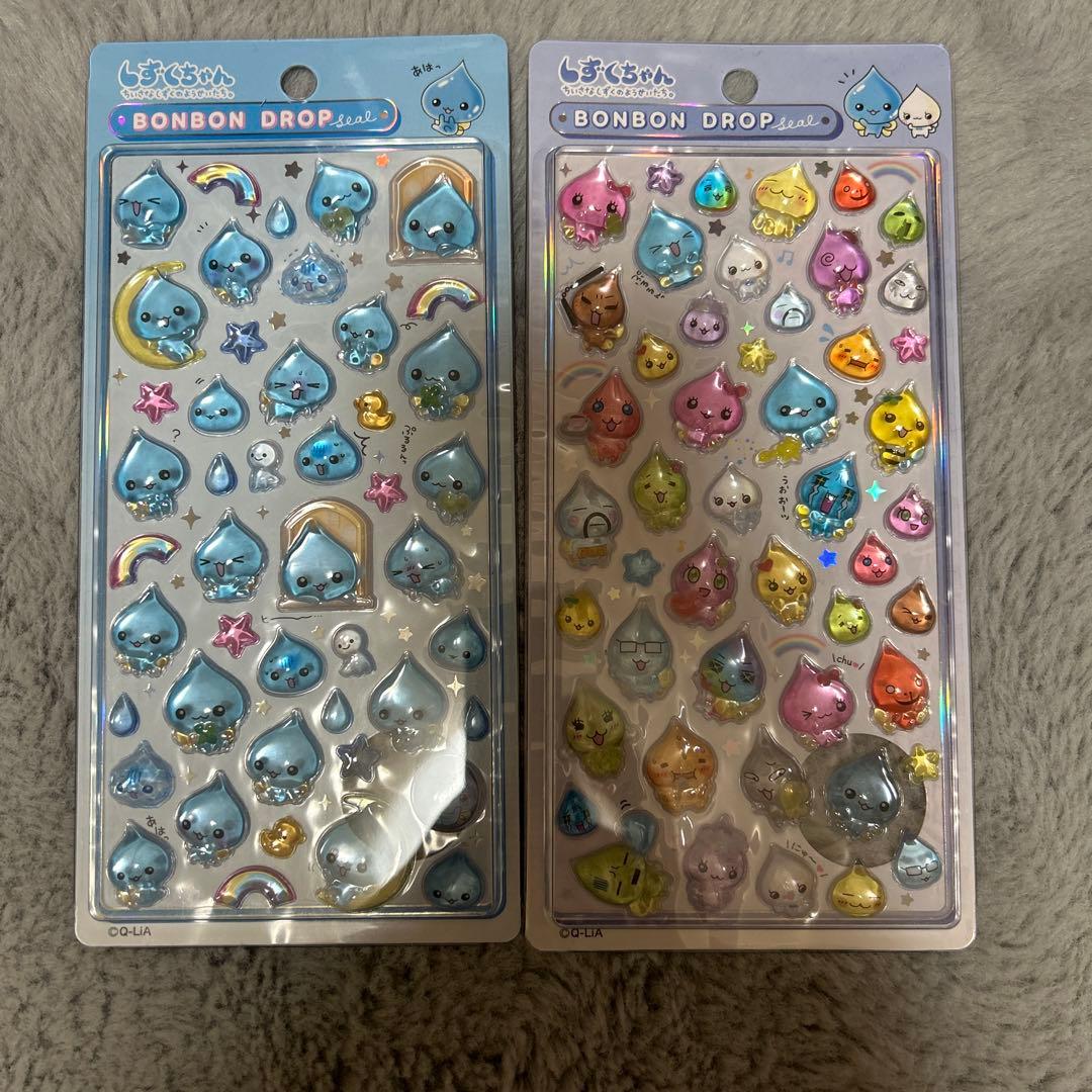 ボンボンドロップシール　しずくちゃん