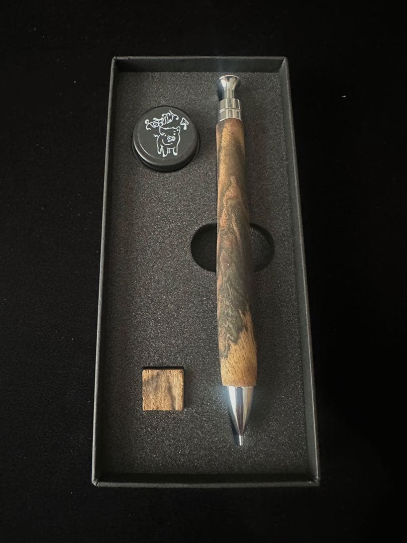 こぶた工房 シャープペンシル 極上黒柿0.5mm