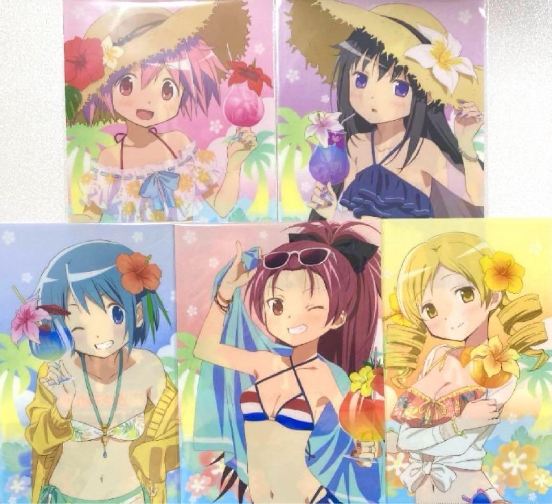 魔法少女まどか☆マギカ　まどマギ　ダッシュストア　クリアファイル　コンプリート