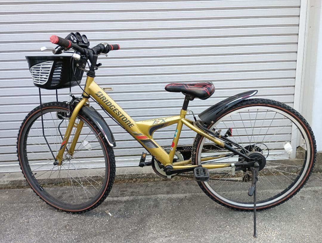 専用★BRIDGESTONE キッズサイクル EXゴールド 6段変速26インチ