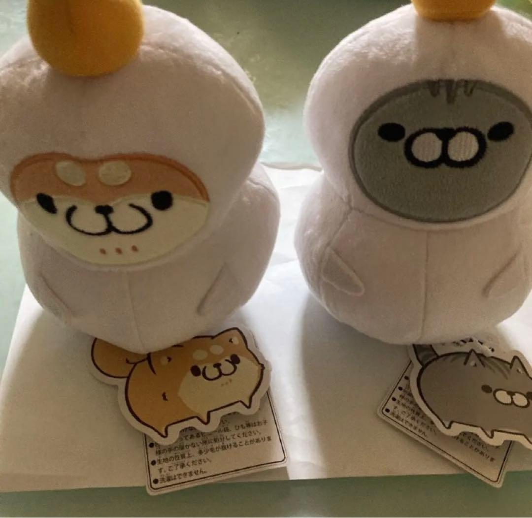 ボンレス犬とボンレス猫　福袋　ハッピーバック　ぬいぐるみ　鏡餅　きぐるみ