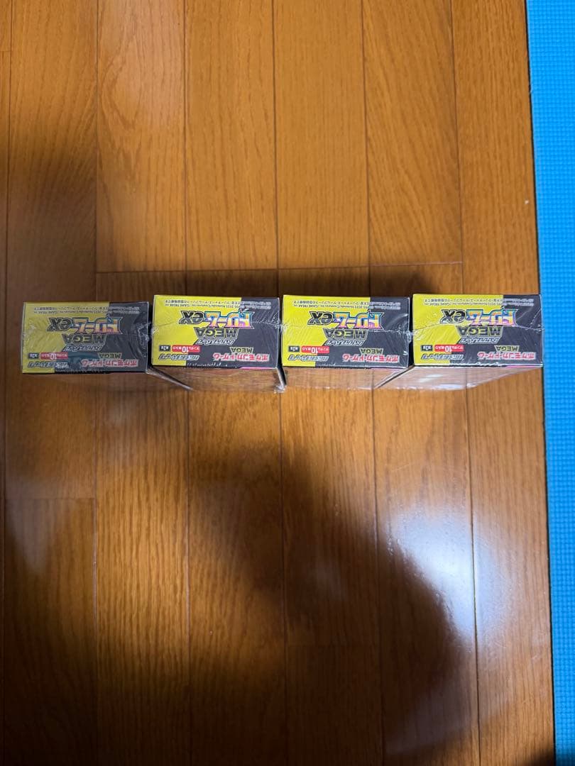 シュリンク付　ポケモンカード MEGA ドリームEX 4BOX