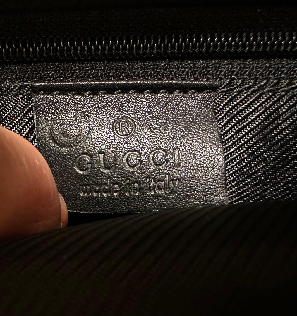 GUCCI グッチ ショルダーバッグ GGキャンバス ブラック 正規品