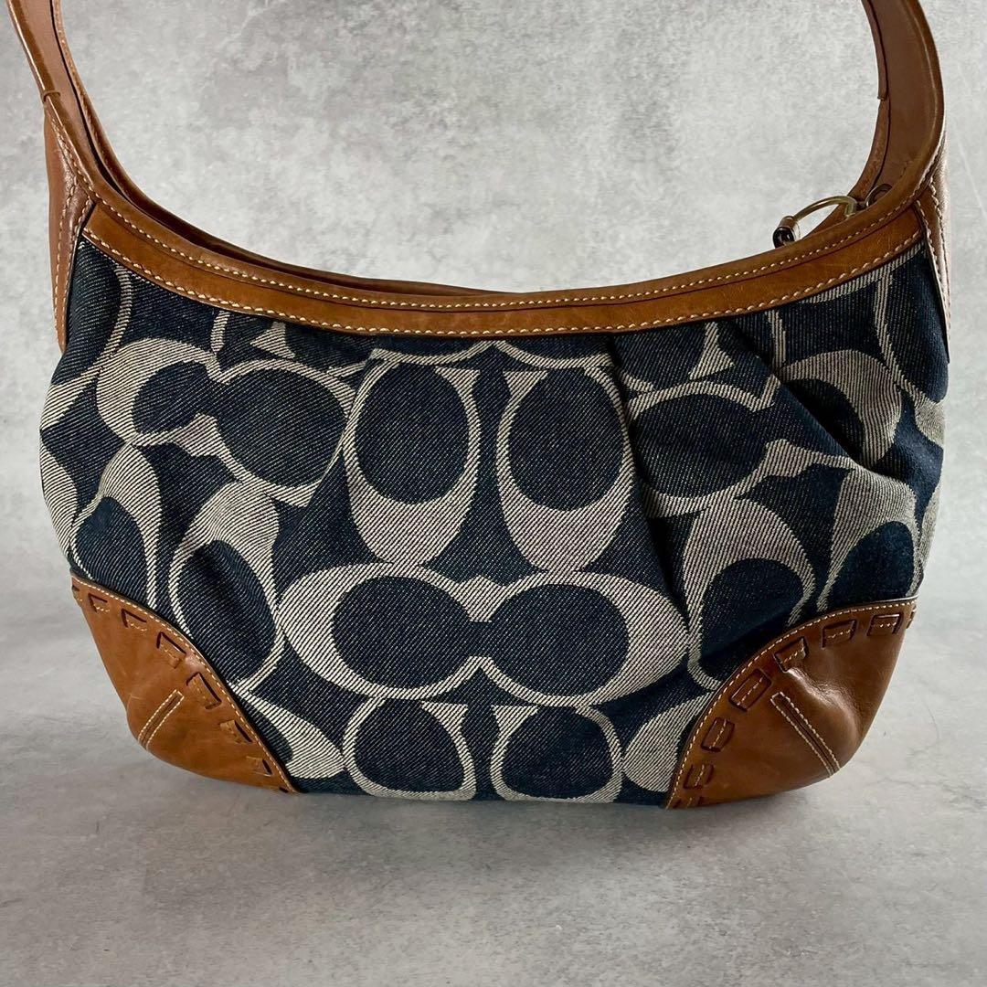 Y2K✨COACH Ergo Signature Denim Shoulder