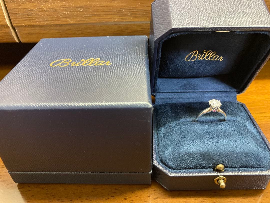 ブリジャール モアサナイト リング 指輪 1カラット　ピンクサファイア 14号