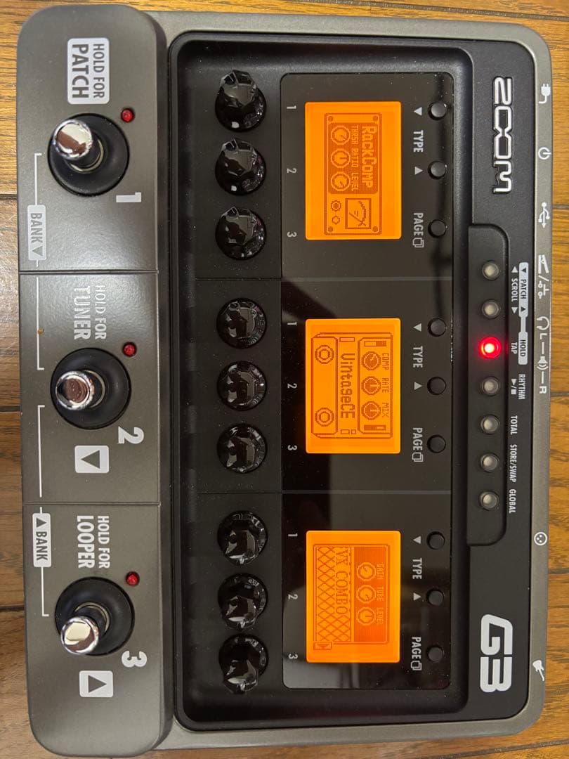 ギター ZOOM G3 Guitar Effects & Amp Simulator