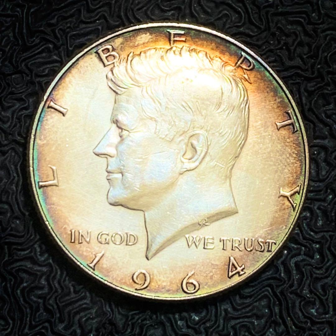 1964年 ケネディハーフ 銀貨 90%アルバムトーン
