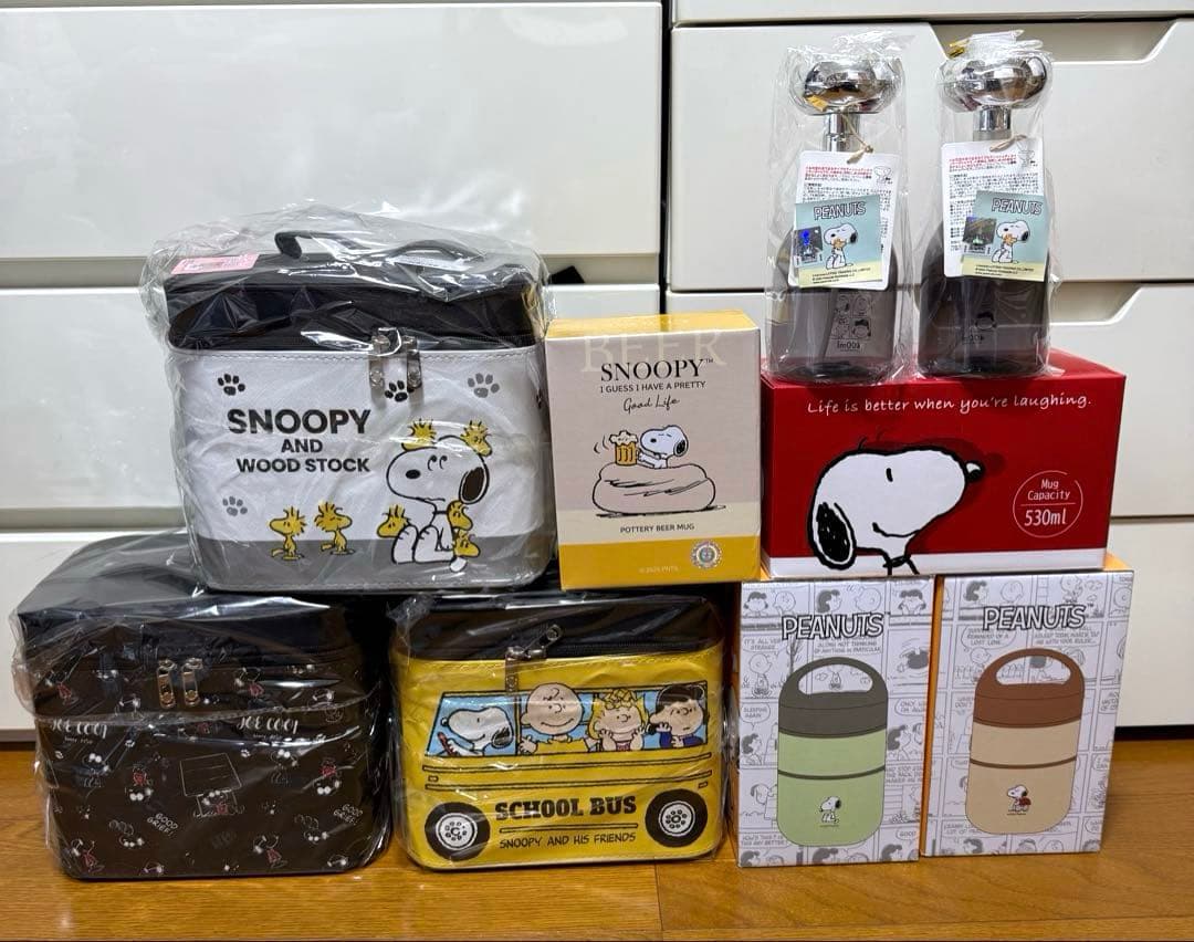【新品・未開封】スヌーピー　プライズ９点セット