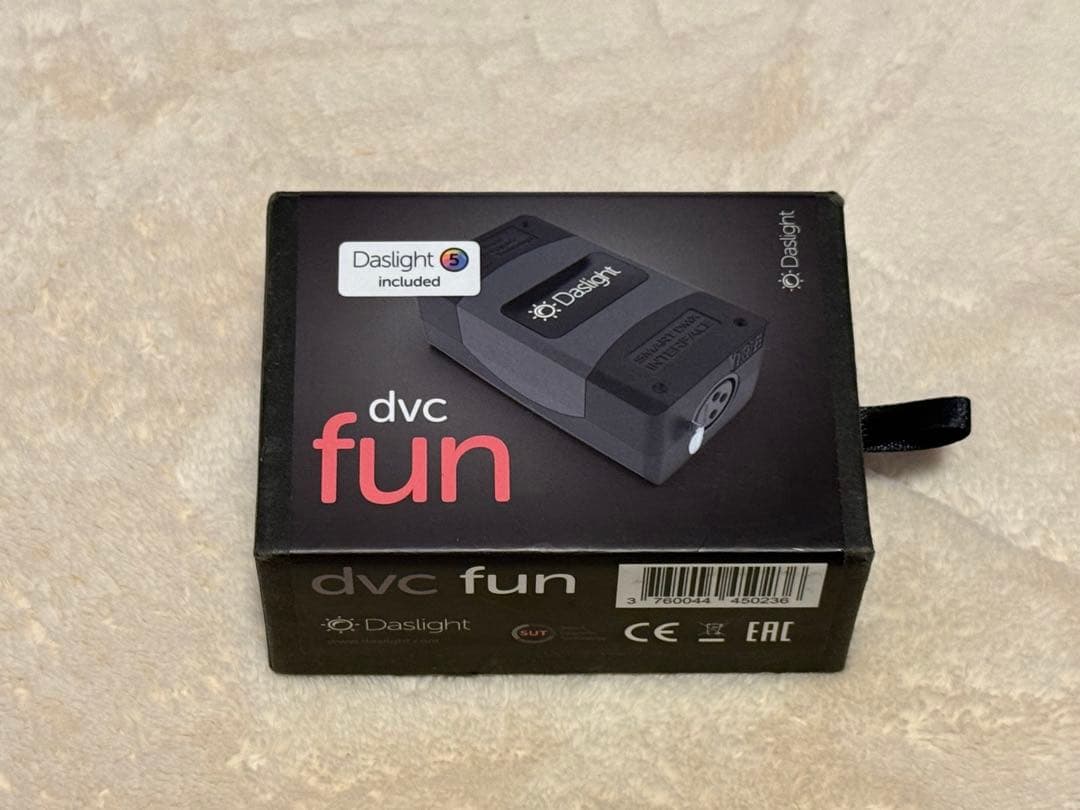 Dasilight dvc fun USB DMXコントローラー