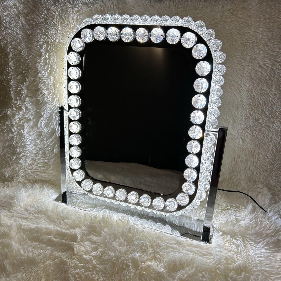 女優ミラー LEDライト ハリウッドミラー 化粧鏡 女優鏡 卓上ミラー